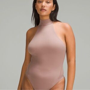 Mock neck bodysuit